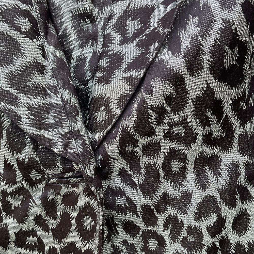 Take 50% Off- K&B Leopard Print Long Coat, Size-14 View 6